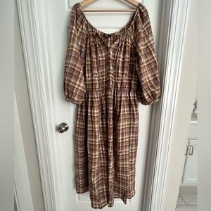 Madewell Sophia Gauze Midi Dress